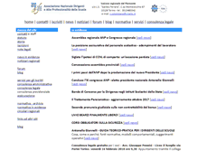Tablet Screenshot of anppiemonte.it